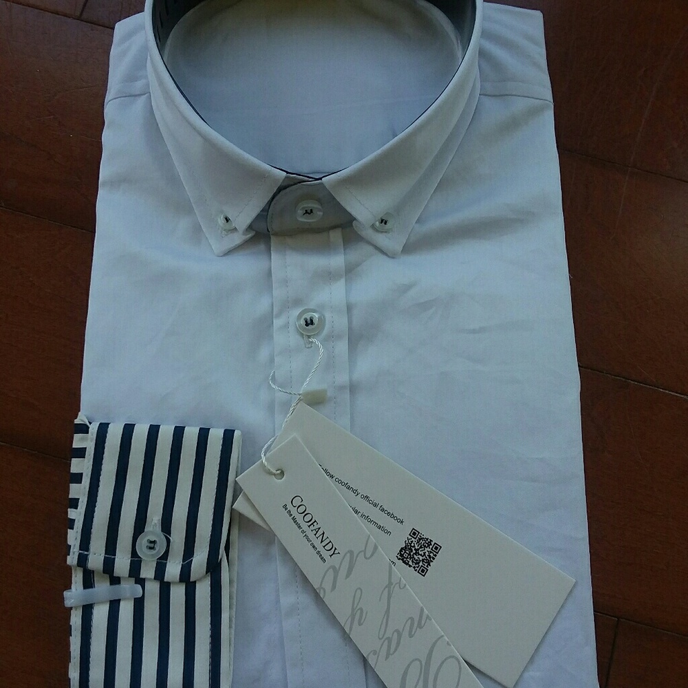 Nwt white button down